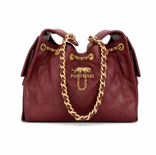 Mini Bag - Model: 25 Burgundy